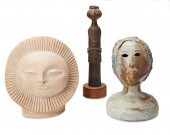 A GROUP OF FIGURAL SCULPTURESA