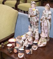 A GROUP OF FIGURES; ROYAL DOUL