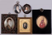 , A GROUP OF FIVE MALE PORTRAI