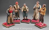 A Group of Five Antique Neapol