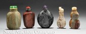 A Group of Five Chinese Hardst