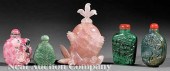 A Group of Five Chinese Carved