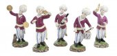 *A Group of Five Hochst Porcel