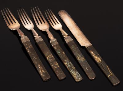 A group of five Japanese