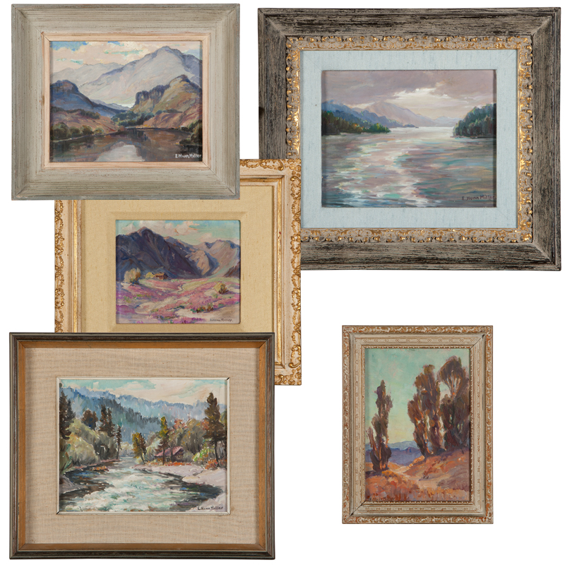 A group of five landscape