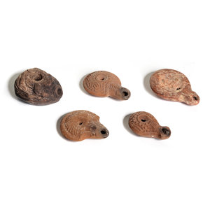 A Group of Five Roman Molded
