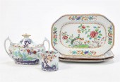 A GROUP OF FIVE SPODE IRONSTON
