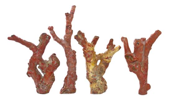 * A Group of Four Coral Specimens