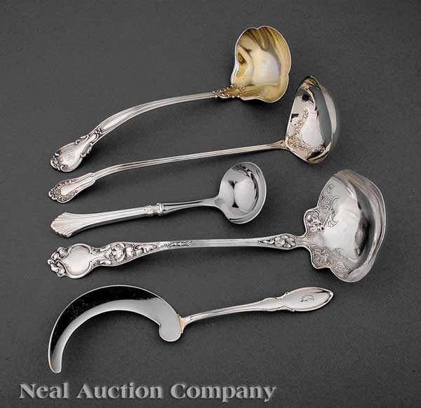 A Group of Four American Sterling