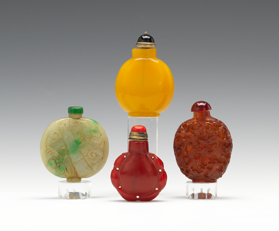 A Group of Four Antique Snuff