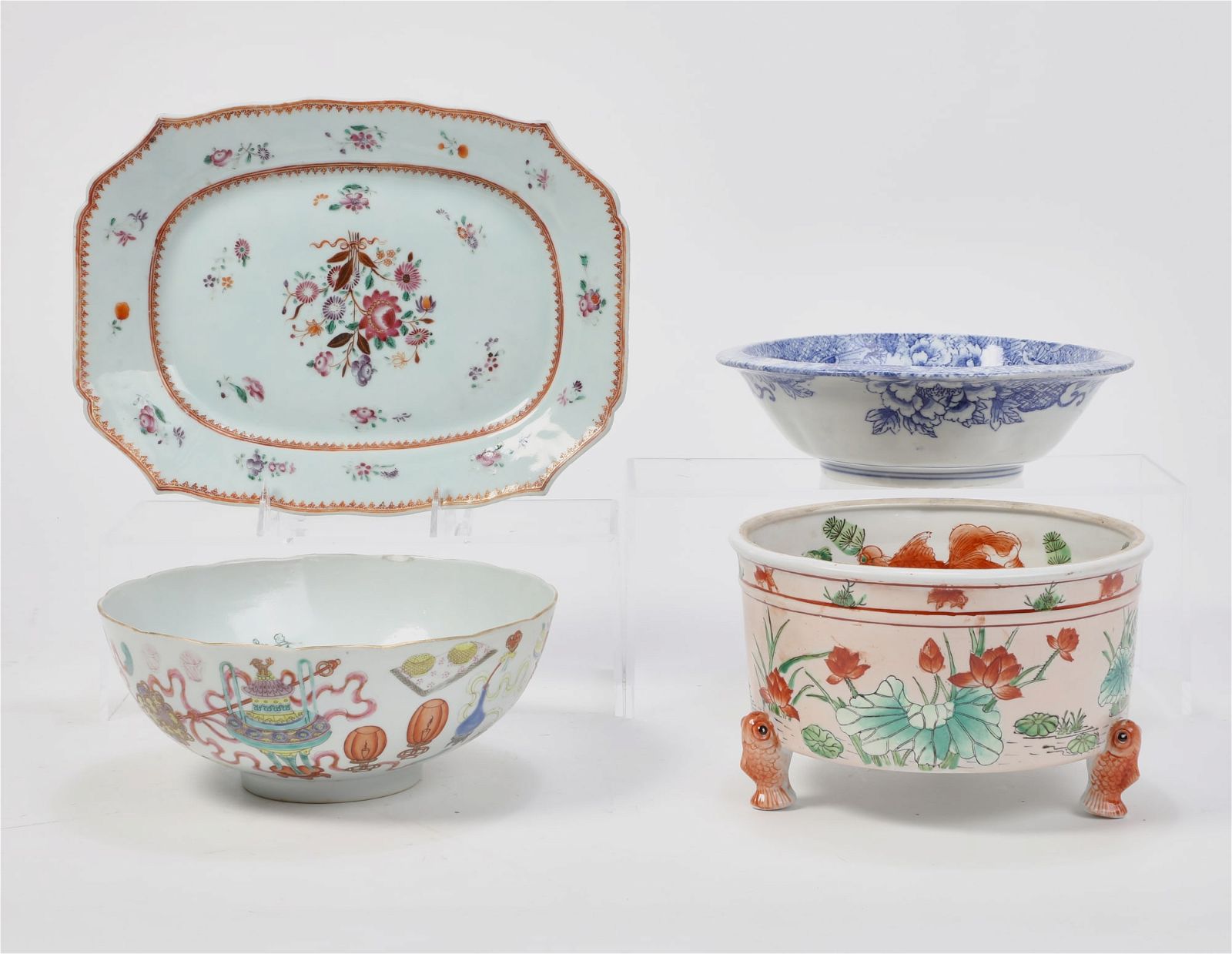 A GROUP OF FOUR ASIAN TABLE