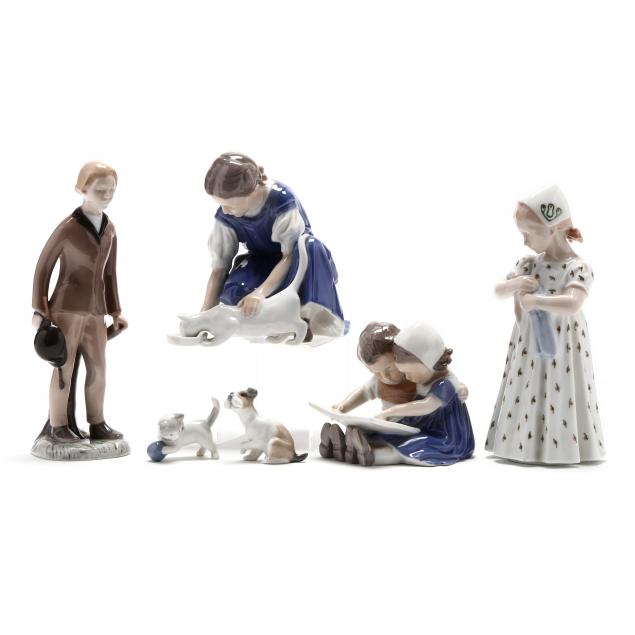 A GROUP OF FOUR BING & GRONDAHL