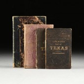 A GROUP OF FOUR BOOKS WITH MAP