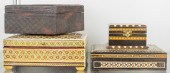 A GROUP OF FOUR BOXES INCLUDIN