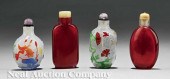 A Group of Four Chinese Glass
