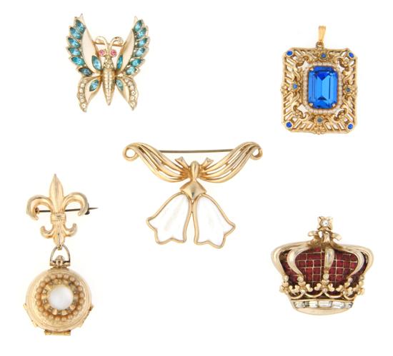 A Group of Four Coro Pins