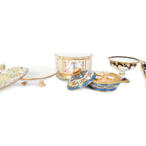 A Group of Four French Porcelain