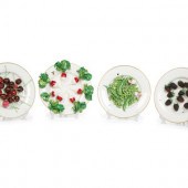 A Group of Four French Faience