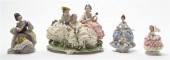 A Group of Four German Porcela