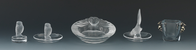 A Group of Four Lalique Articles
