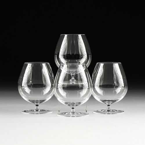 A GROUP OF FOUR LOBMEYR BRANDY
