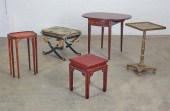 A GROUP OF FOUR MIXED WOOD OCC