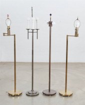 A GROUP OF FOUR MIXED METAL FL