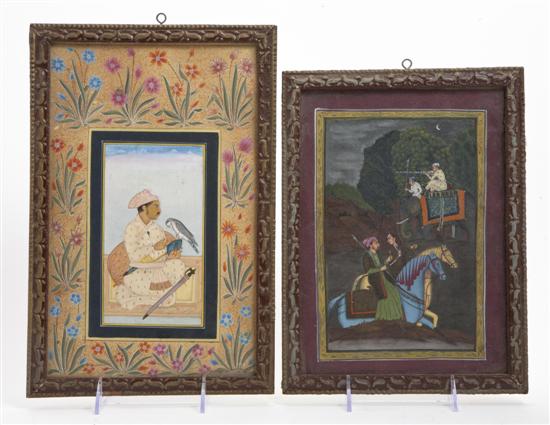 A Group of Four Mughal Miniature