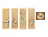 A GROUP OF FOUR PAINTINGS OF B