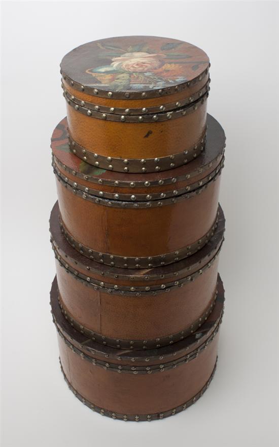 A Group of Four Papier Mache