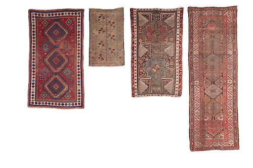 A GROUP OF FOUR RUGSA group of four