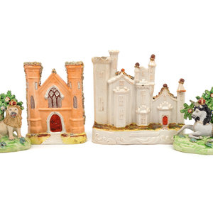 A Group of Four Staffordshire