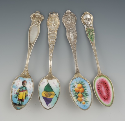 A Group of Four Sterling Silver and