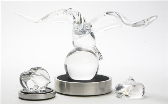 A Group of Four Steuben Glass