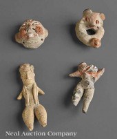 A Group of Four Tlatilco Potte