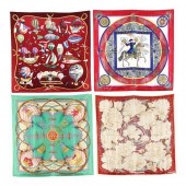 A GROUP OF FOUR VINTAGE HERMES