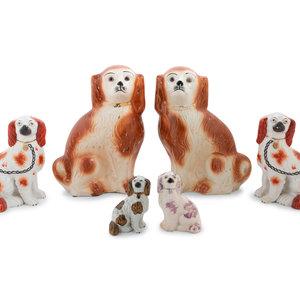 A Group of Fourteen Staffordshire