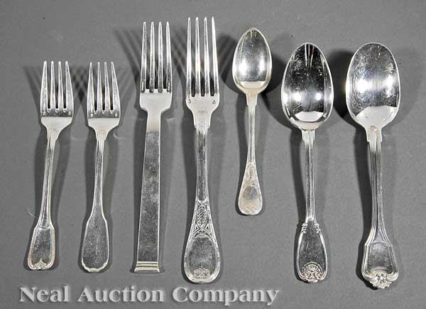 A Group of French Sterling Silver