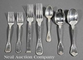A Group of French Sterling Sil