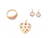 A GROUP OF GEM-SET JEWELRY ITE