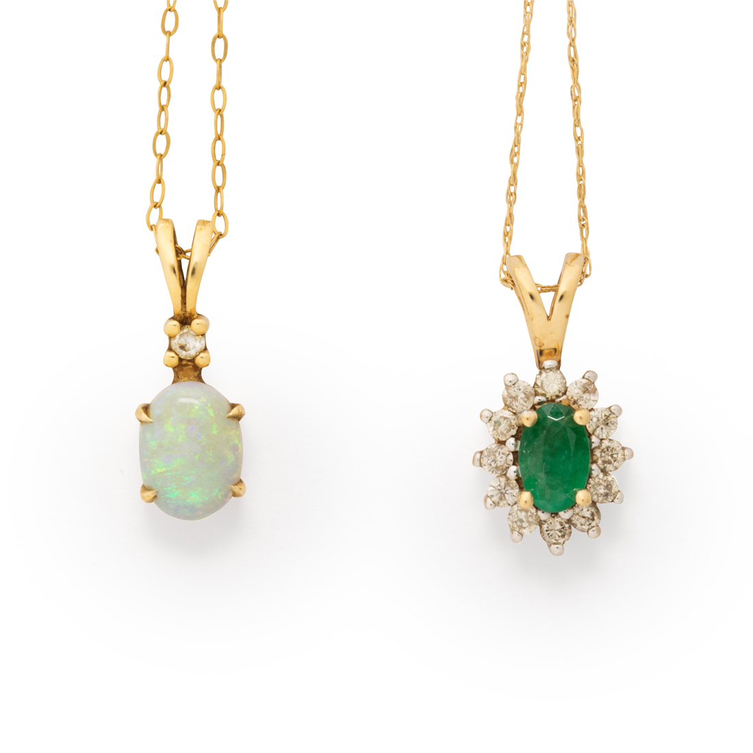 A GROUP OF GEMSTONE AND GOLD