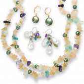 A GROUP OF GEMSTONE AND CULTUR