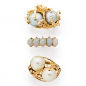 A GROUP OF GEMSTONE AND FOURTE