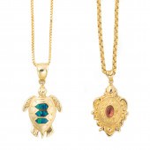 A GROUP OF GEMSTONE AND FOURTE