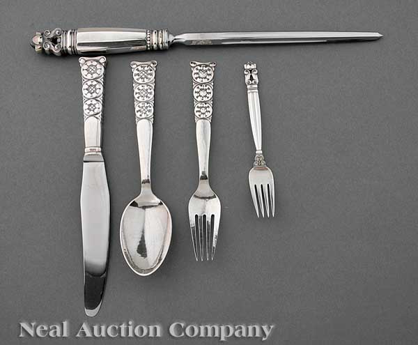 A Group of Georg Jensen Sterling