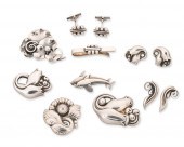 A GROUP OF GEORG JENSEN STERLI