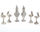 A GROUP OF GERMAN SILVER TABLE