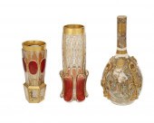 A GROUP OF GILT TABLE OBJECTSA