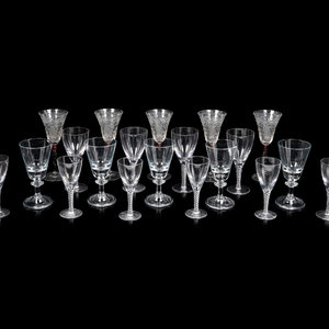 A Group of Glass Stemware