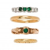 A GROUP OF GOLD OR WHITE GOLD